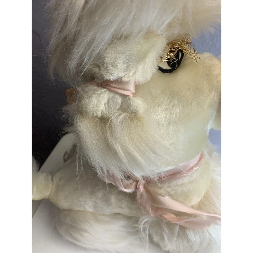 1960’s Columbia Toy Products Provocative Eyes Poodle Plush Dog Large Vintage